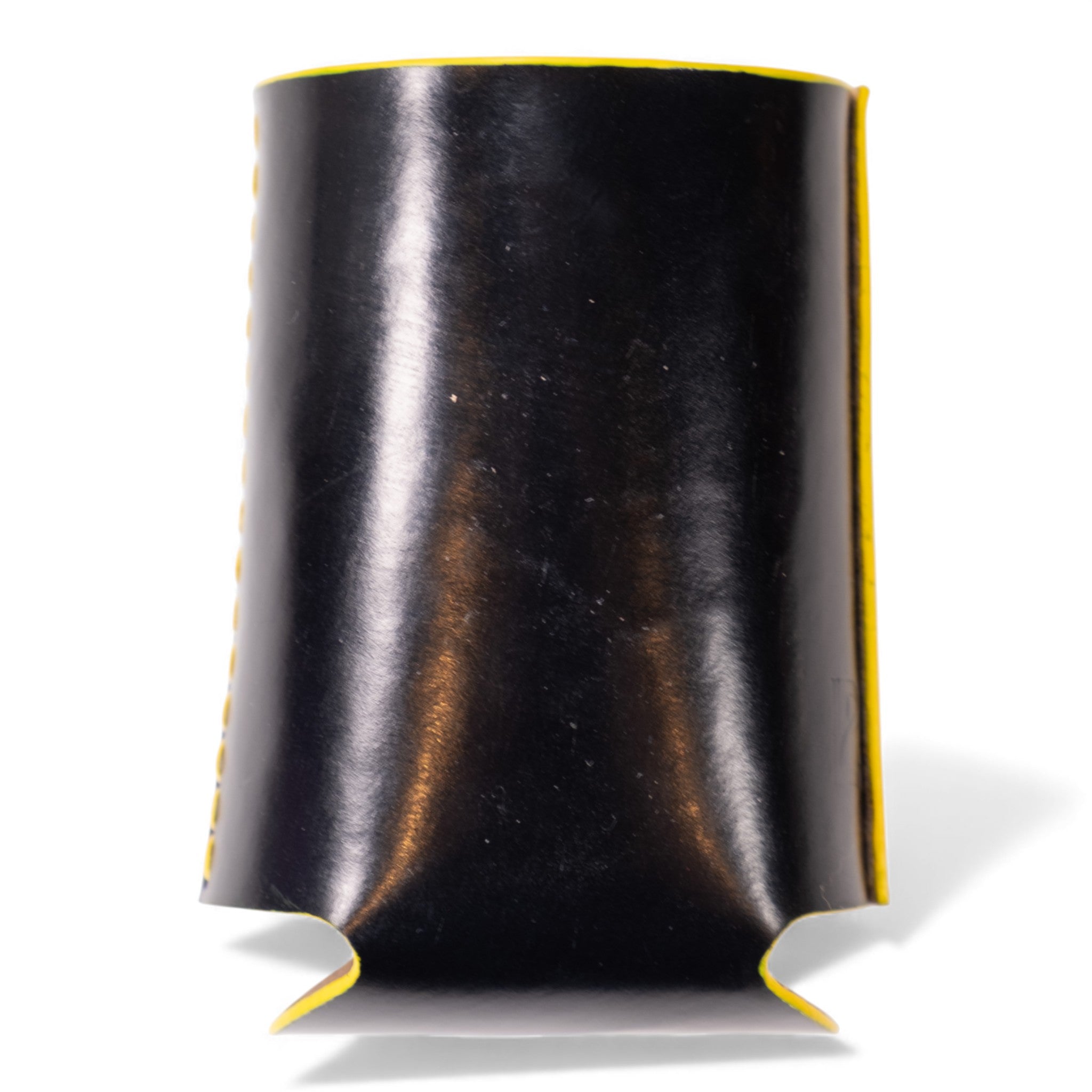 Black Leather Can Cooler