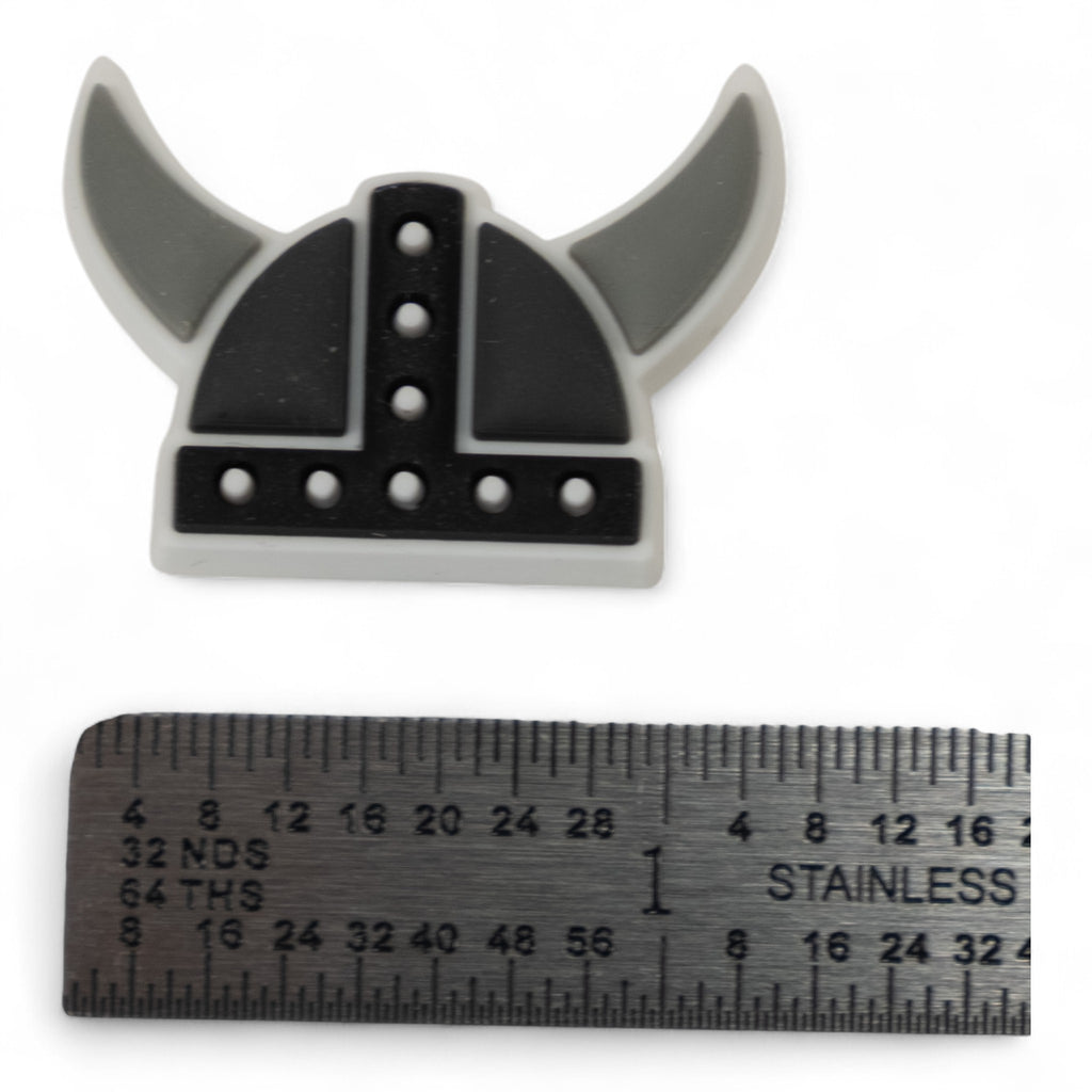 Lowndes County Viking Helmet Shoe Charm