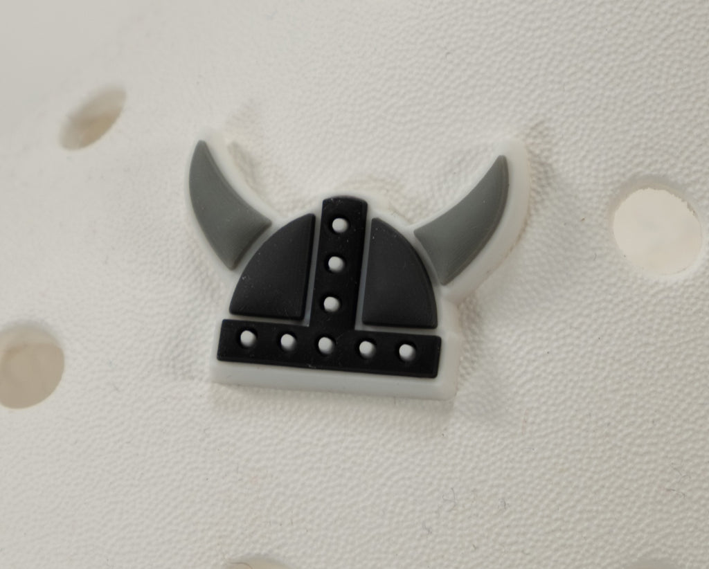 Lowndes County Viking Helmet Shoe Charm