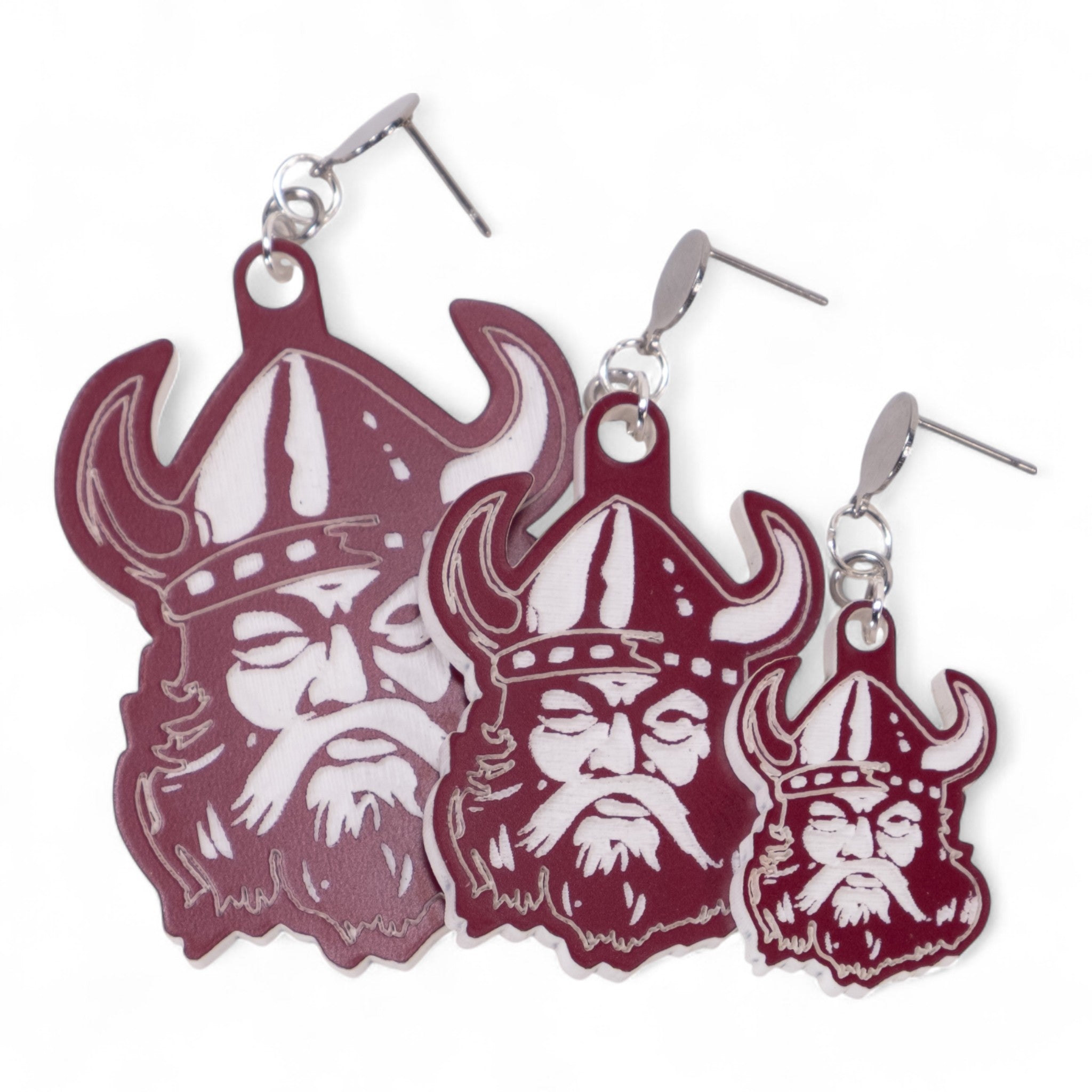 Lowndes County Viking Dangle Earing with Stud