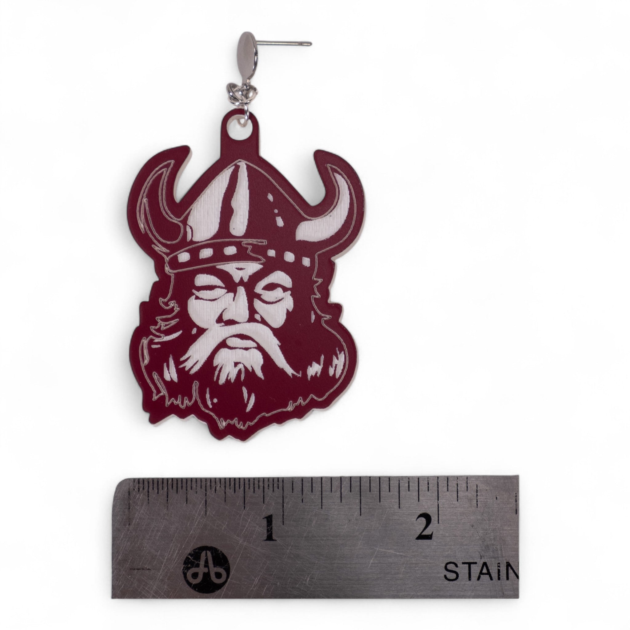 Lowndes County Viking Dangle Earing with Stud