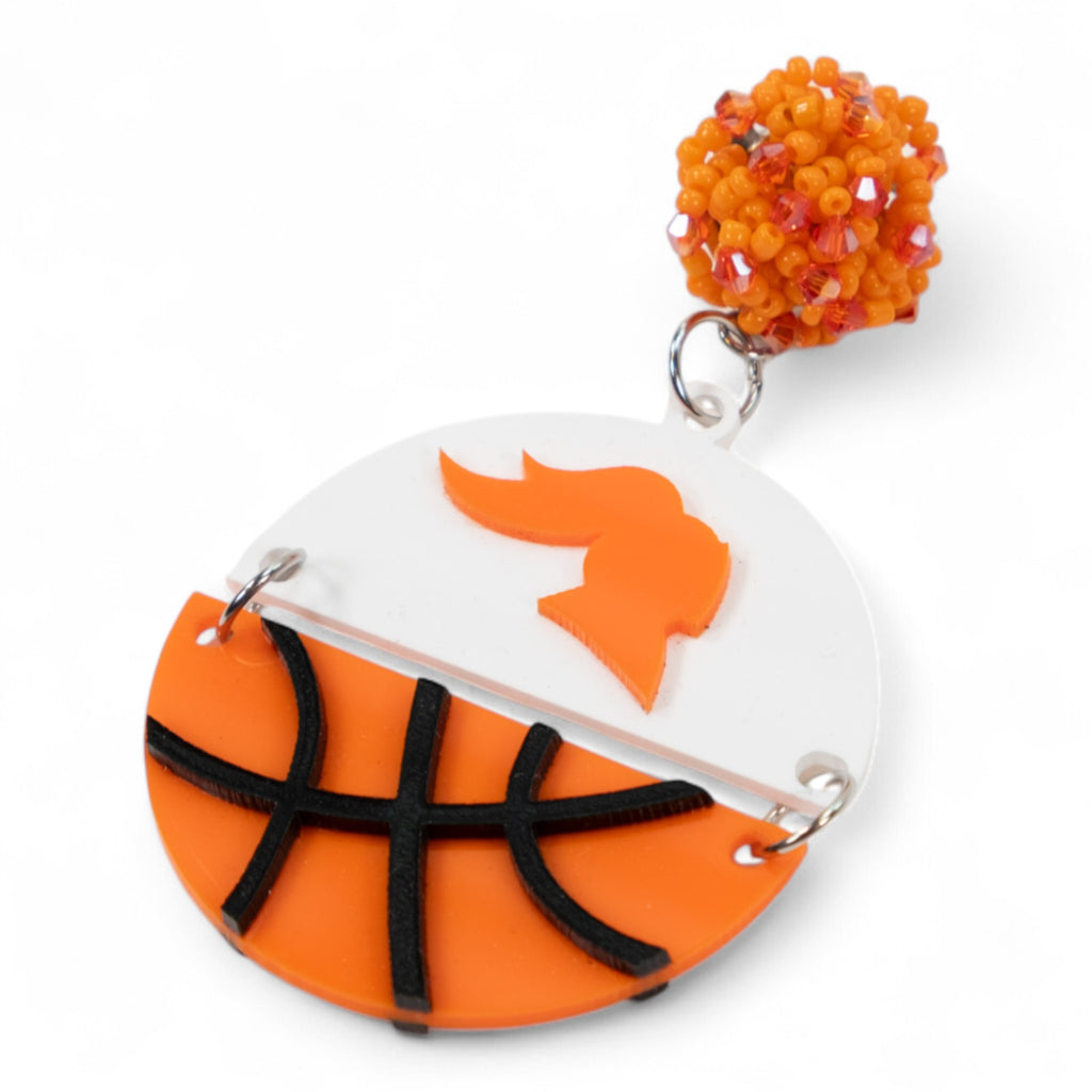 Valwood Basketball Half Ball Earings