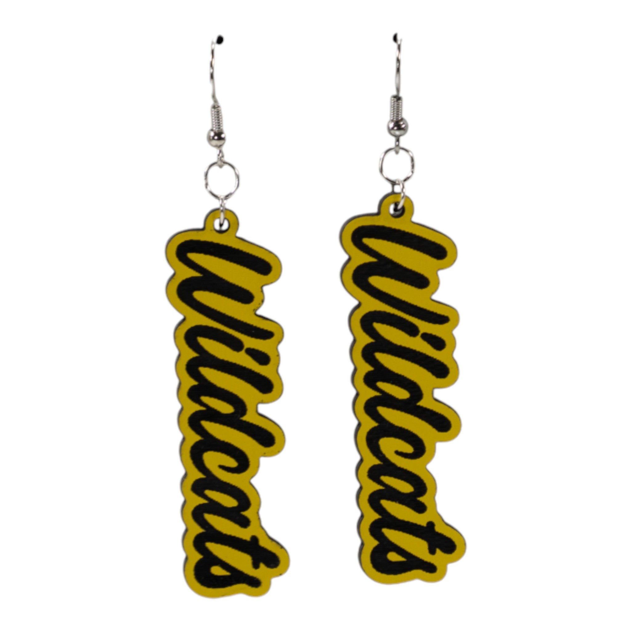 Valdosta Wildcats Script Dangle Earings