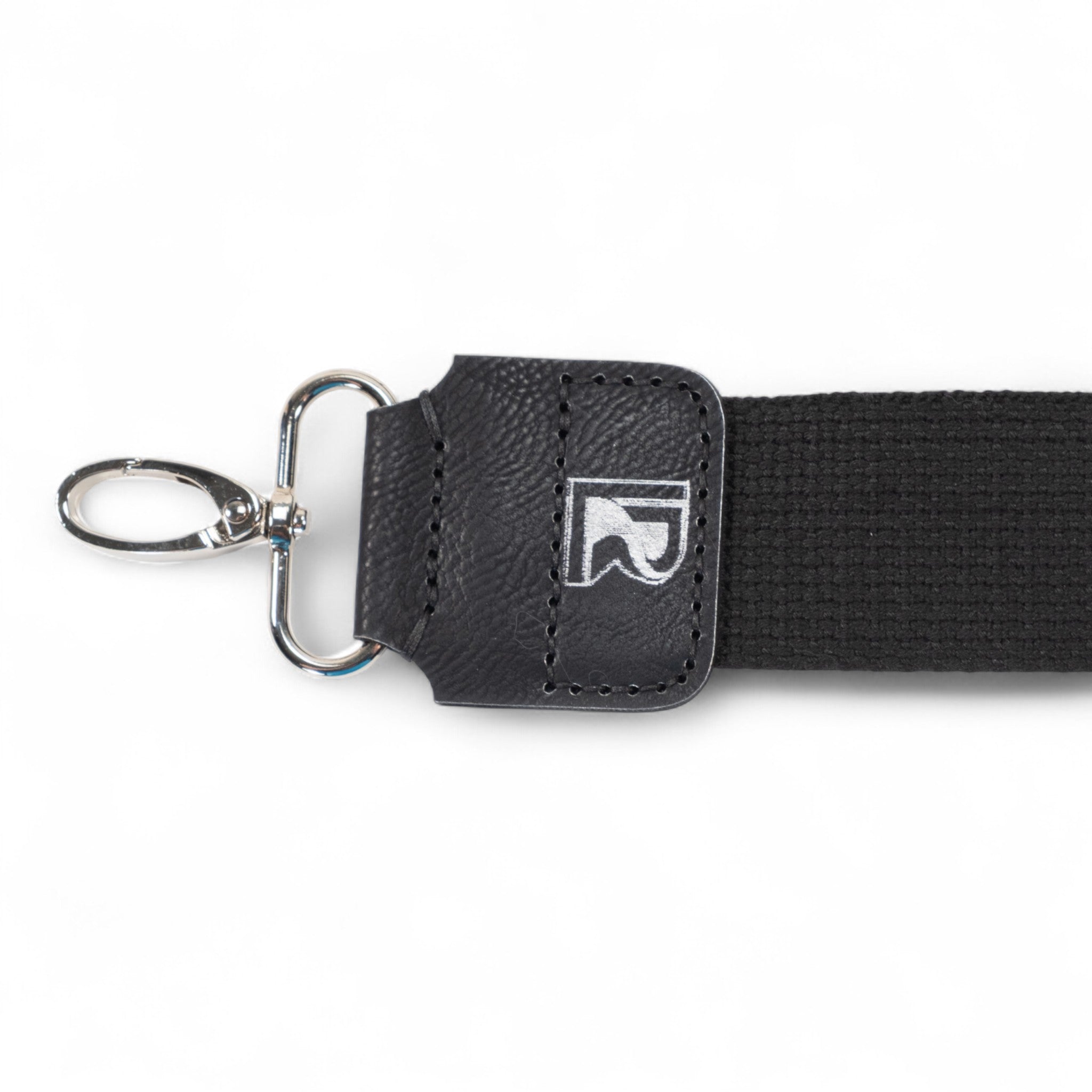 Black Cotton Webbing Purse Strap