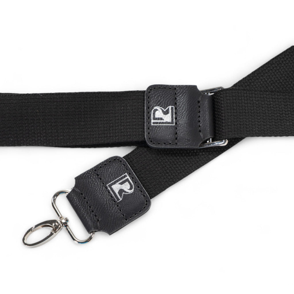 Black Cotton Webbing Purse Strap