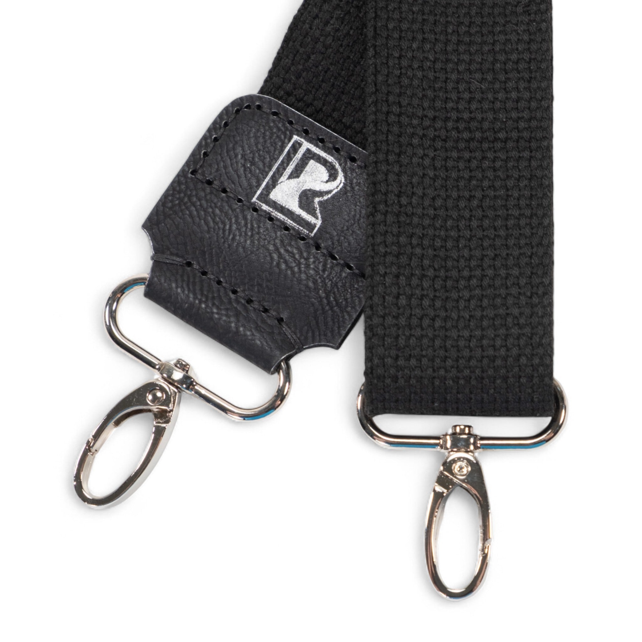 Black Cotton Webbing Purse Strap